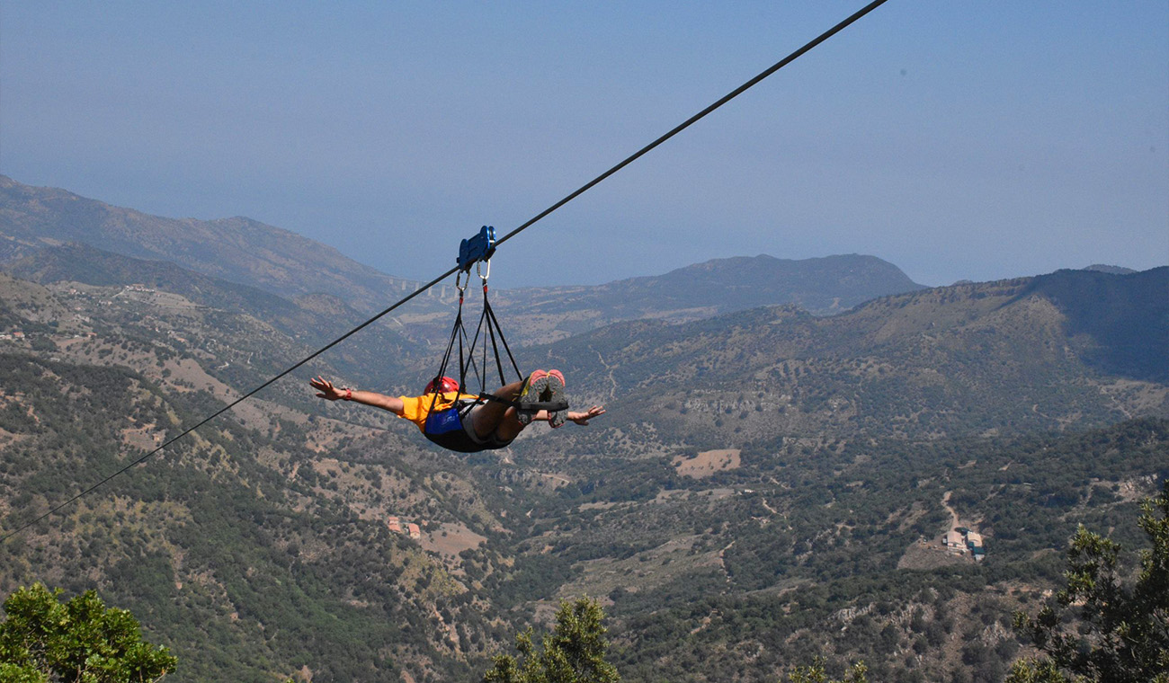 Zipline Sicilia Parco delle Madonie